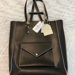 Alberto Di Canio Cabas Ambroise Leather Tote